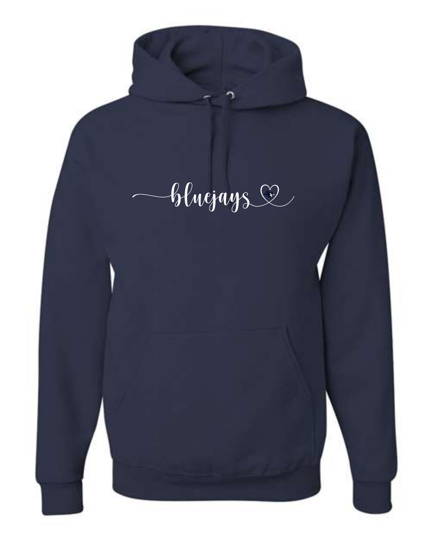 Bluejays Heart Sweatshirts & Outerwear