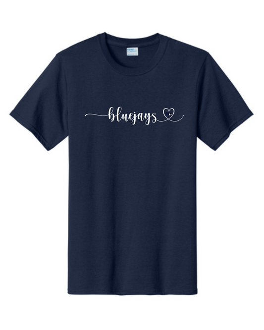 Bluejays Heart Tall Apparel