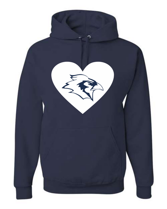 Bluejay Heart Sweatshirts & Outerwear