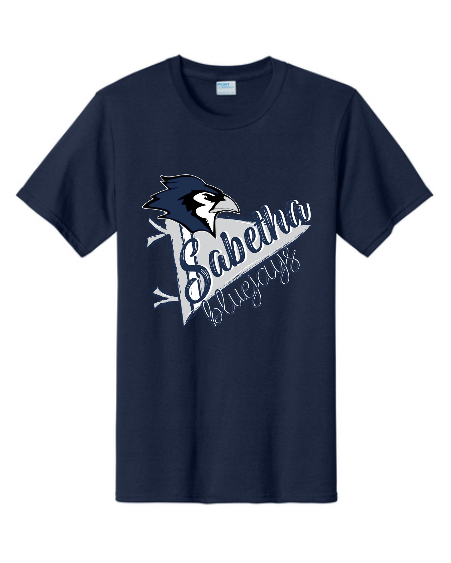 Sabetha Bluejays Flag Tall Apparel
