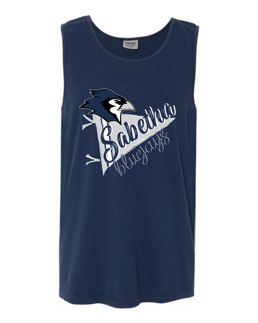 Sabetha Bluejays Flag Tank Tops