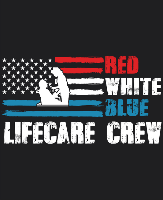 Red White Blue LifeCare Crew