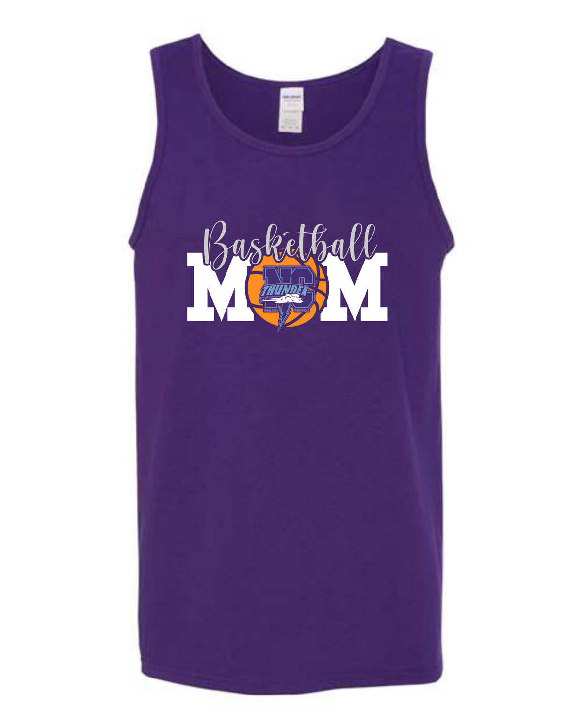 Thunder Basketball Mom Tank Tops