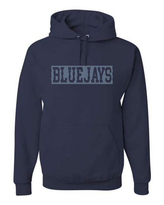 Bluejays Striped Block Sweatshirts & Outerwear