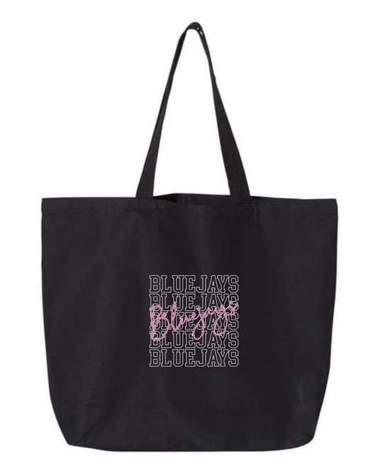 Bluejays Pink Script Bags