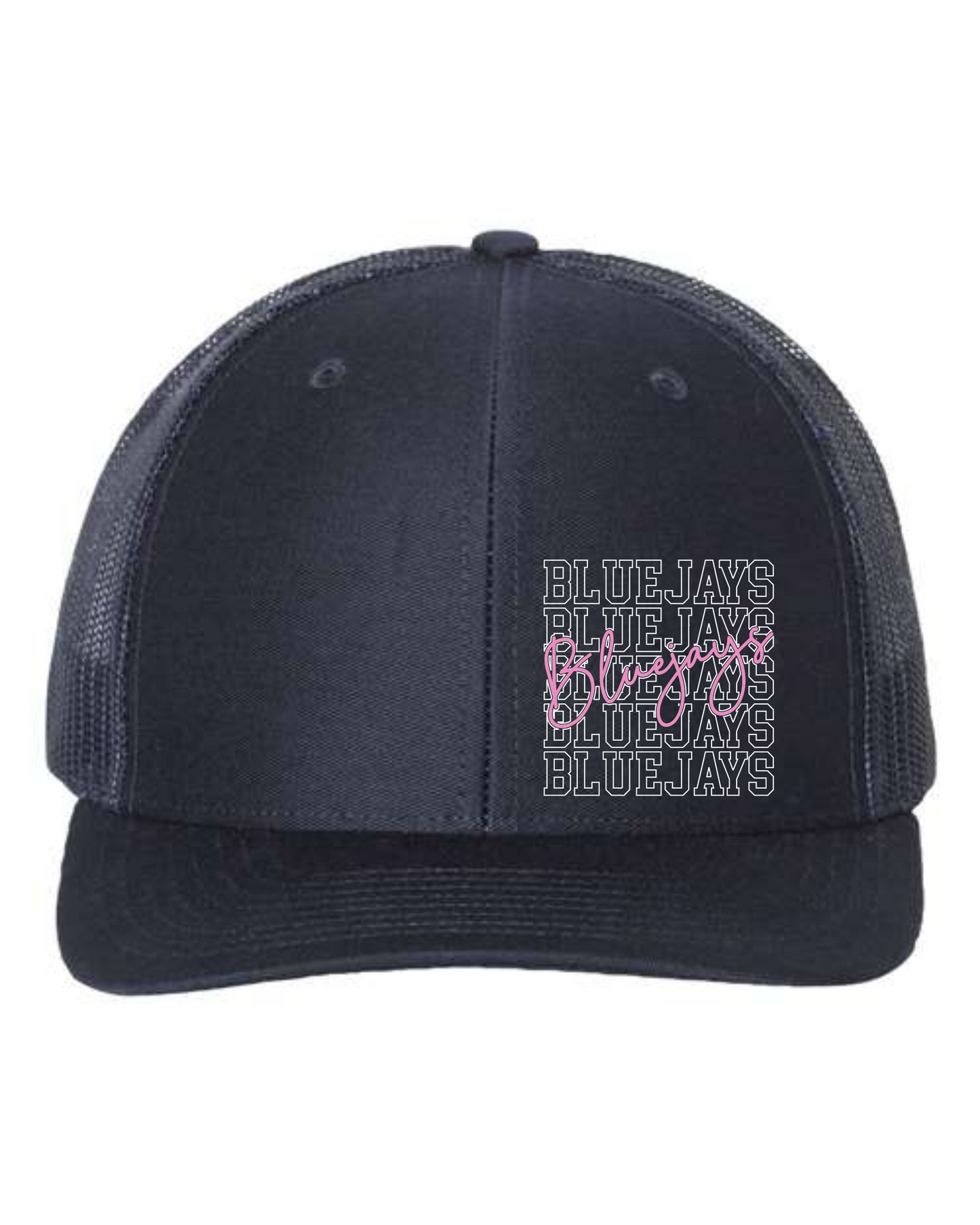 Bluejays Pink Script Headwear
