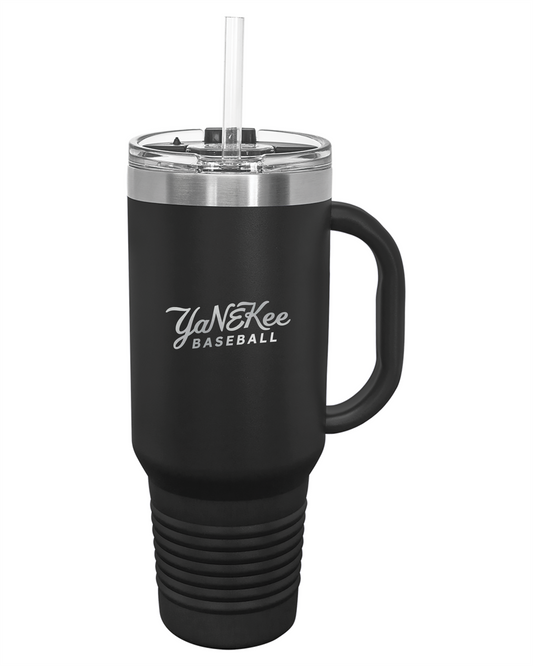 YaNEKee Baseball Angled Engraved Drinkware