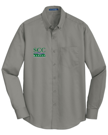 Kansas SCC Twill Long Sleeve Dress Shirt