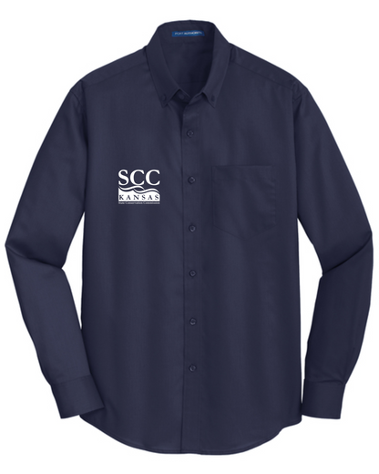 Kansas SCC Twill Long Sleeve Dress Shirt