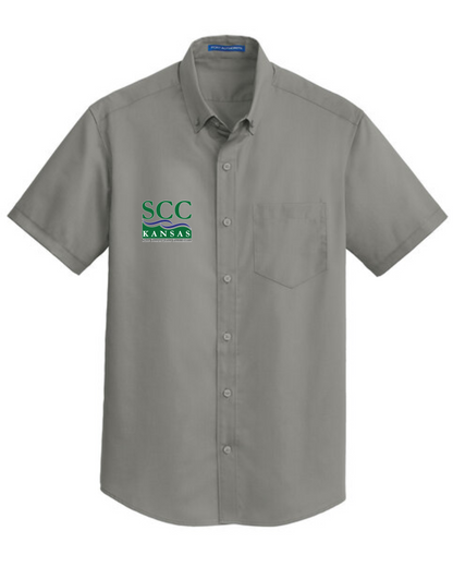 Kansas SCC Twill Short Sleeve Dress Shirt