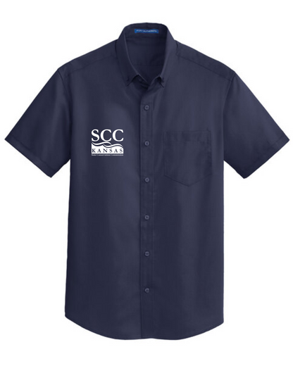 Kansas SCC Twill Short Sleeve Dress Shirt