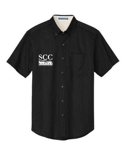 Kansas SCC Tall Twill Short Sleeve Dress Shirt