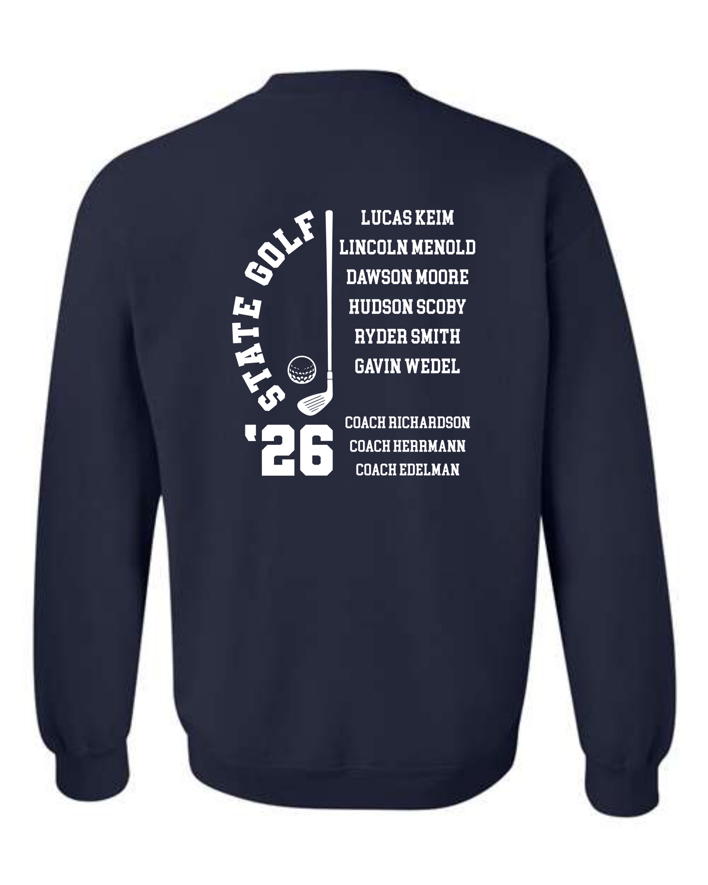SHS State Golf 2026 Crewneck - Gildan