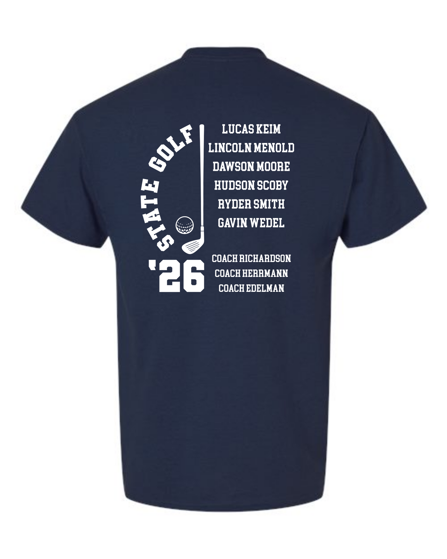 SHS State Golf 2026 Short Sleeve T-Shirt - Gildan