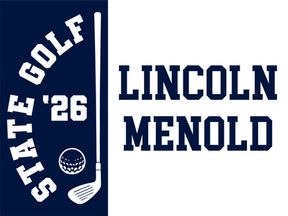 SHS State Golf 2026 Yard Sign