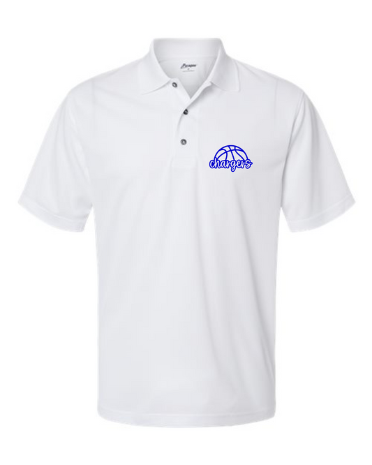 Chargers Basketball Script Polos, Button-Up Shirts, & Dresswear