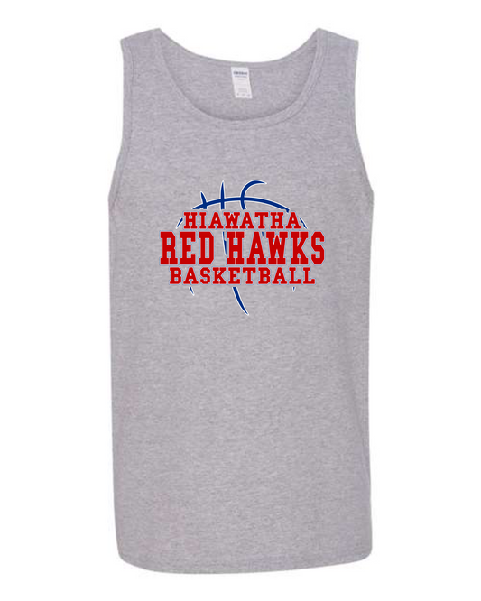 Hiawatha Red Hawks Basketball Tank Tops