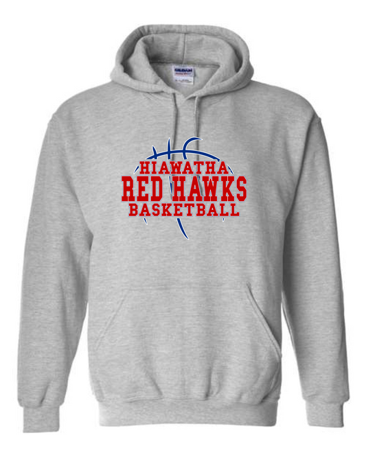 Hiawatha Red Hawks Basketball Sweatshirts & Outerwear