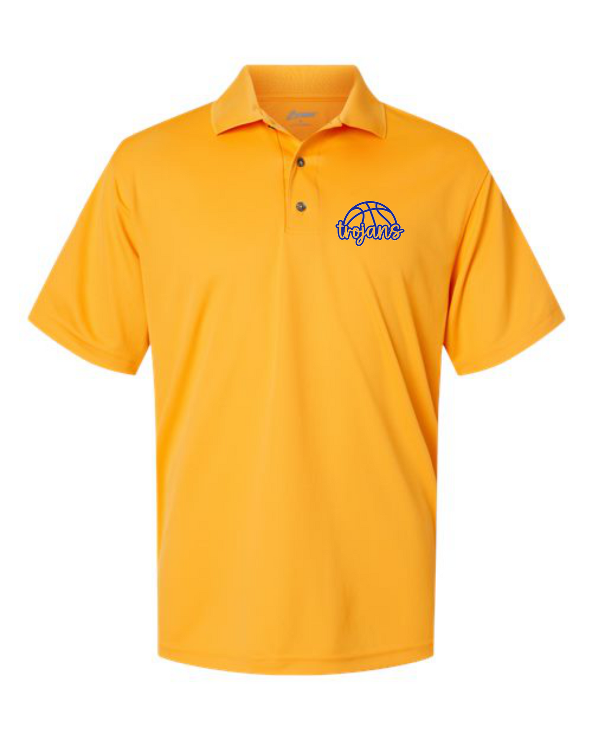 Trojans Basketball Script Polos, Button-Up Shirts, & Dresswear