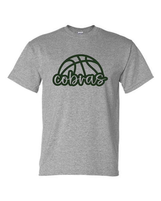 Cobras Basketball Script T-Shirts & Long Sleeve