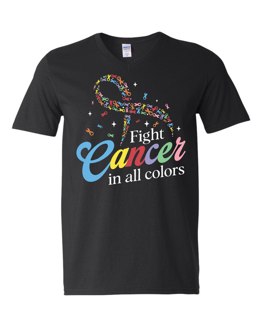 Caring Neighbors Cancer Fund Fundraiser V-Neck