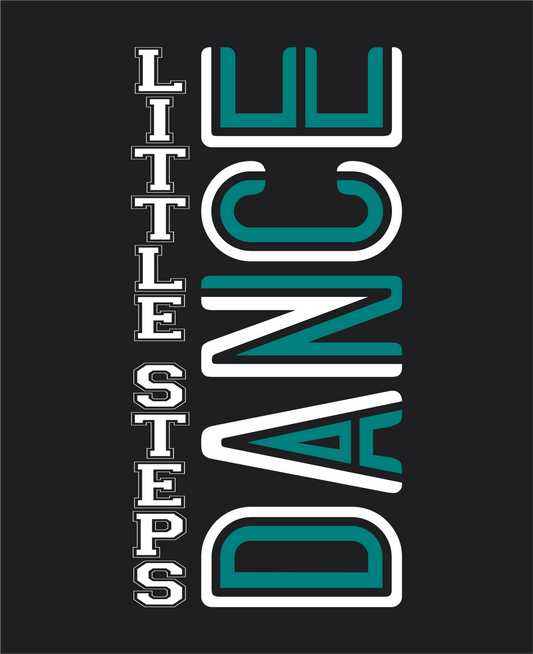 Little Steps Dance Vertical Customized Tops