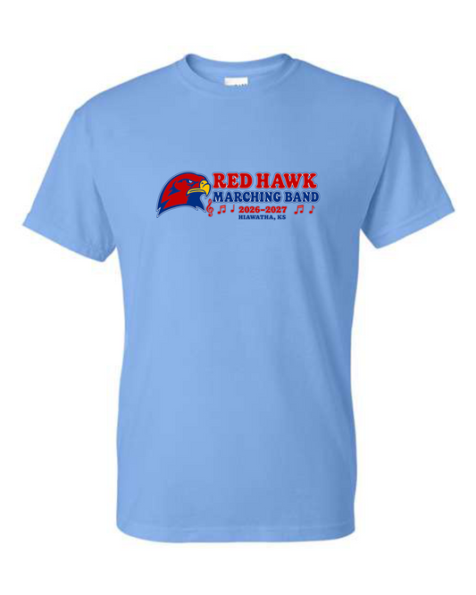 Red Hawk Marching Band Short Sleeve T-Shirt