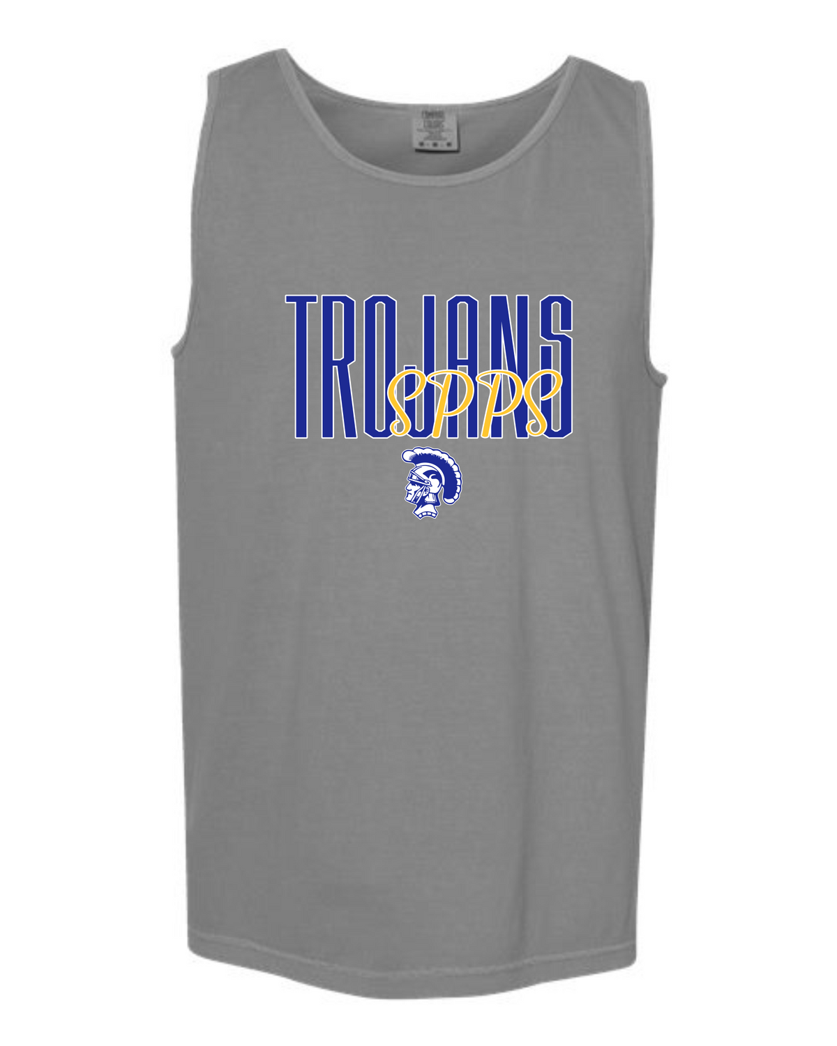 SPPS Trojans Layered Tank Tops