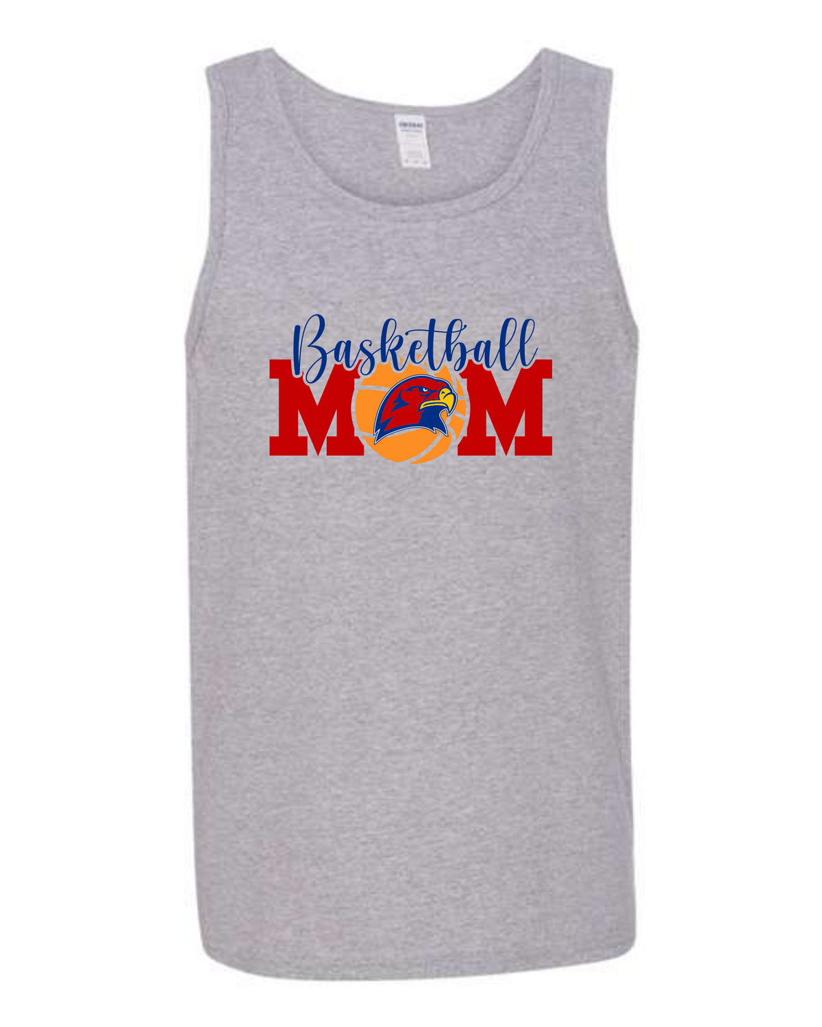 Red Hawks Basketball Mom Tank Tops