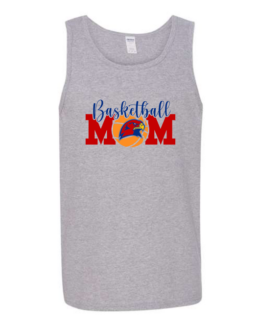 Red Hawks Basketball Mom Tank Tops