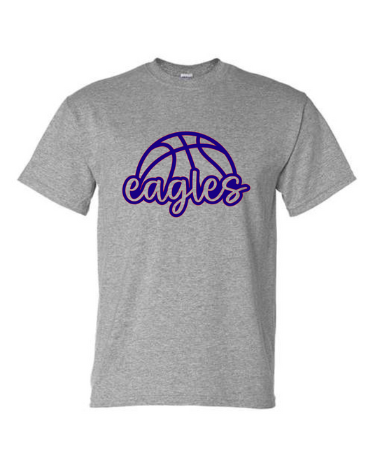 Eagles Basketball Script T-Shirts & Long Sleeve