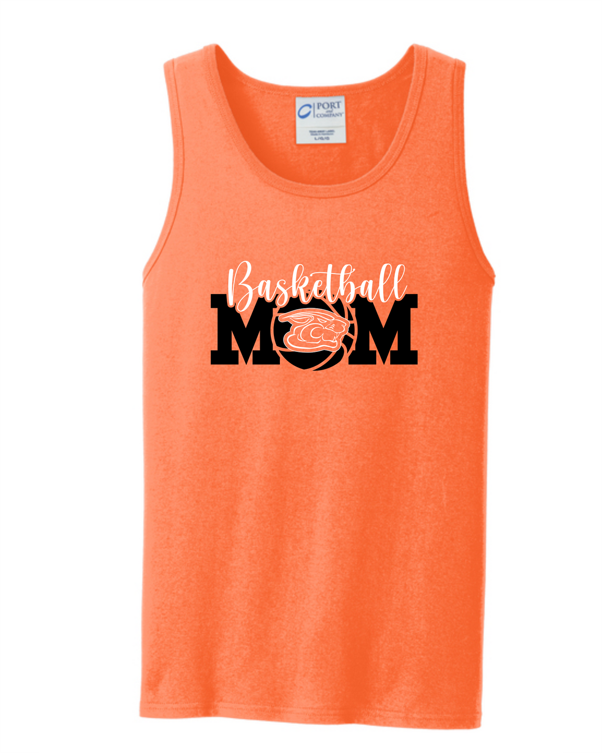 Panthers Basketball Mom Tank Tops