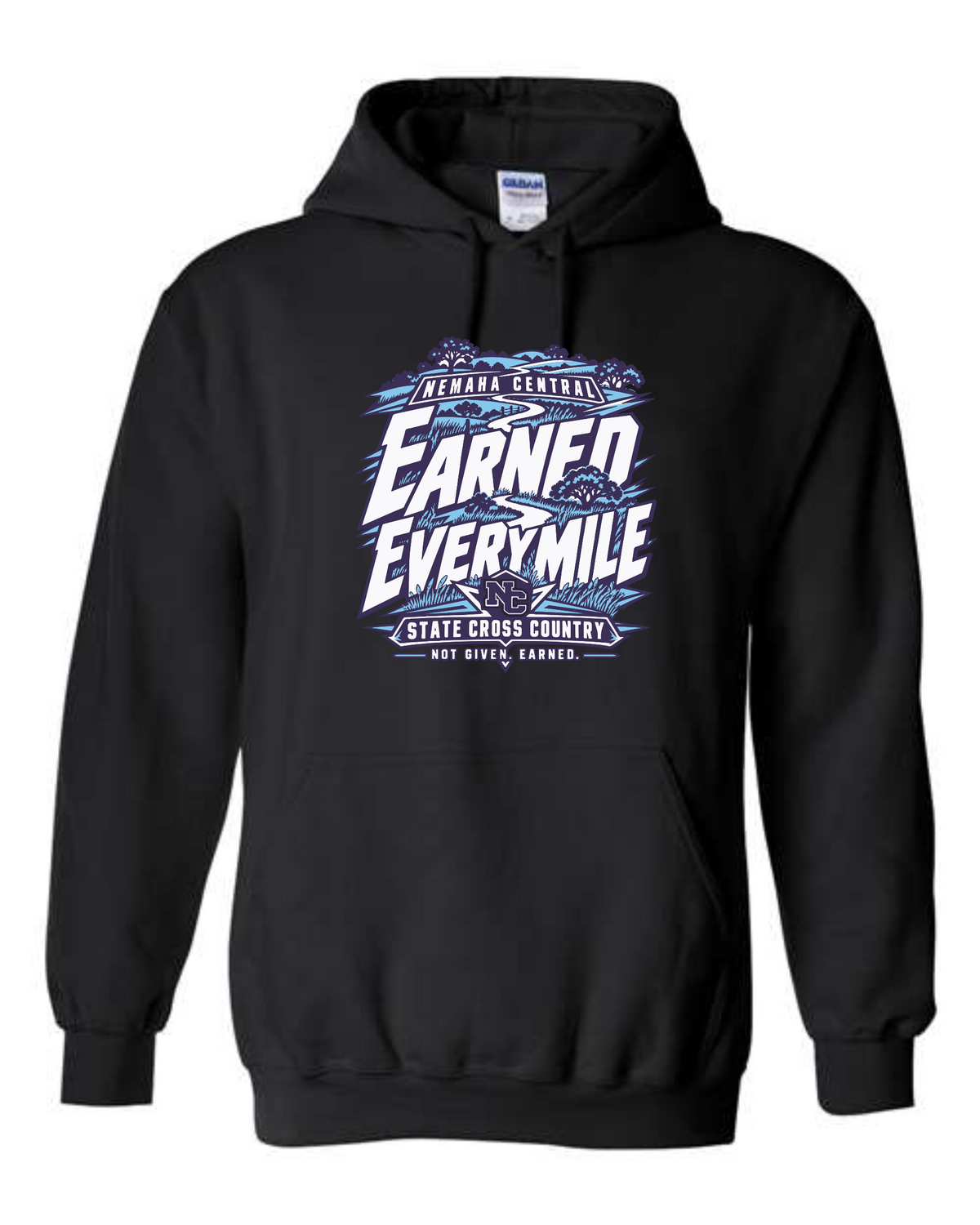 NCHS State Cross Country 2026 Hooded Sweatshirt