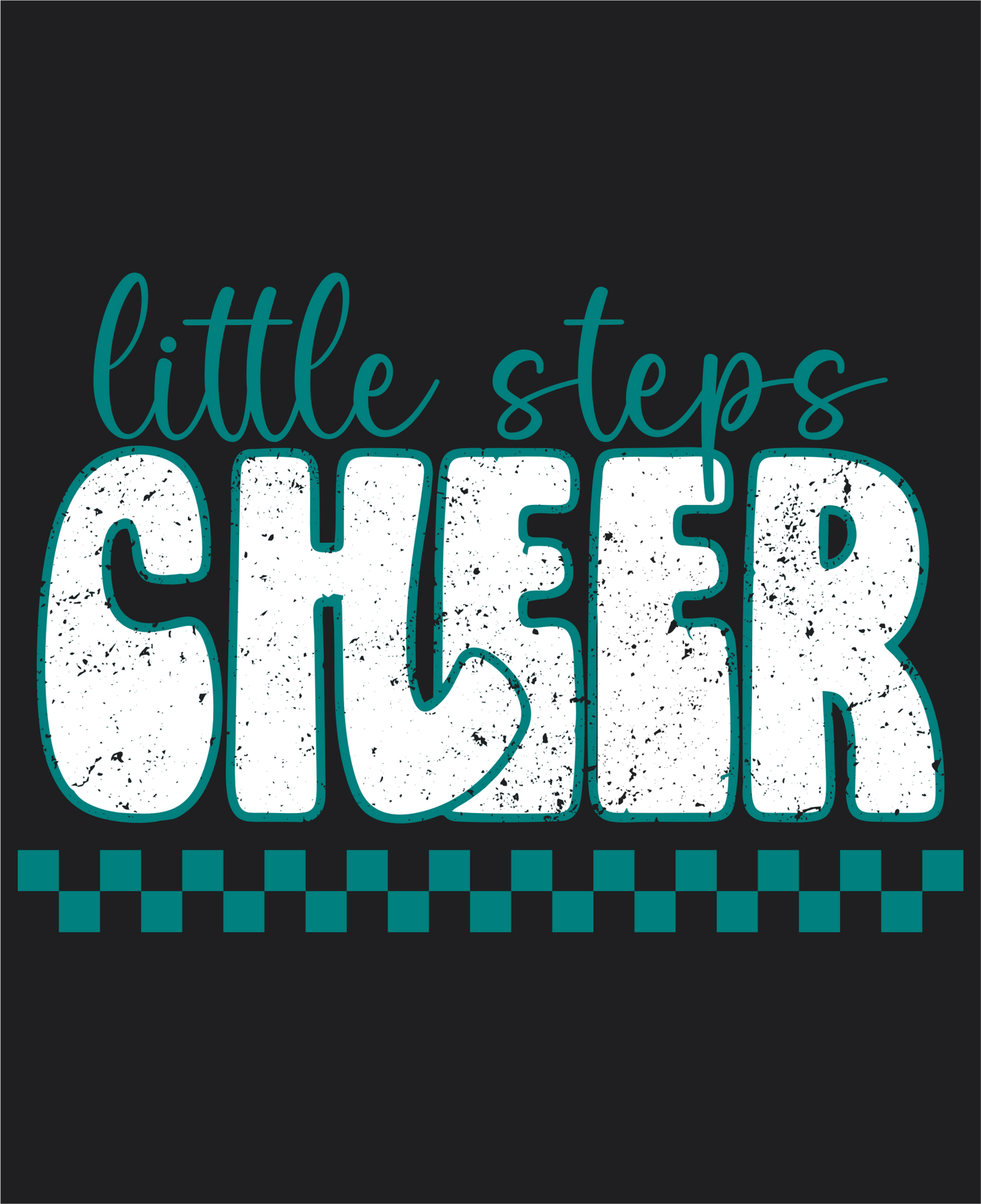 Little Steps Cheer Customized Tops
