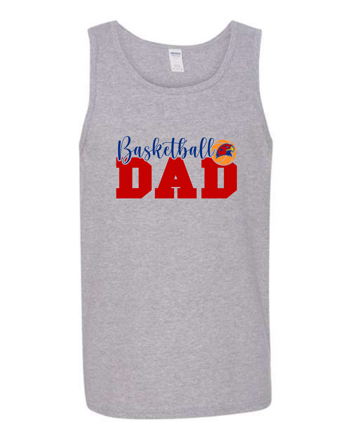 Red Hawks Basketball Dad Tank Tops