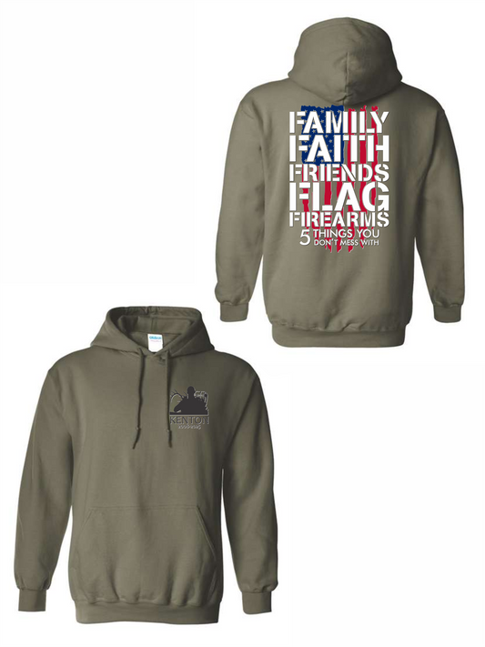 Kenton Farwell "5 Things" Hoodies