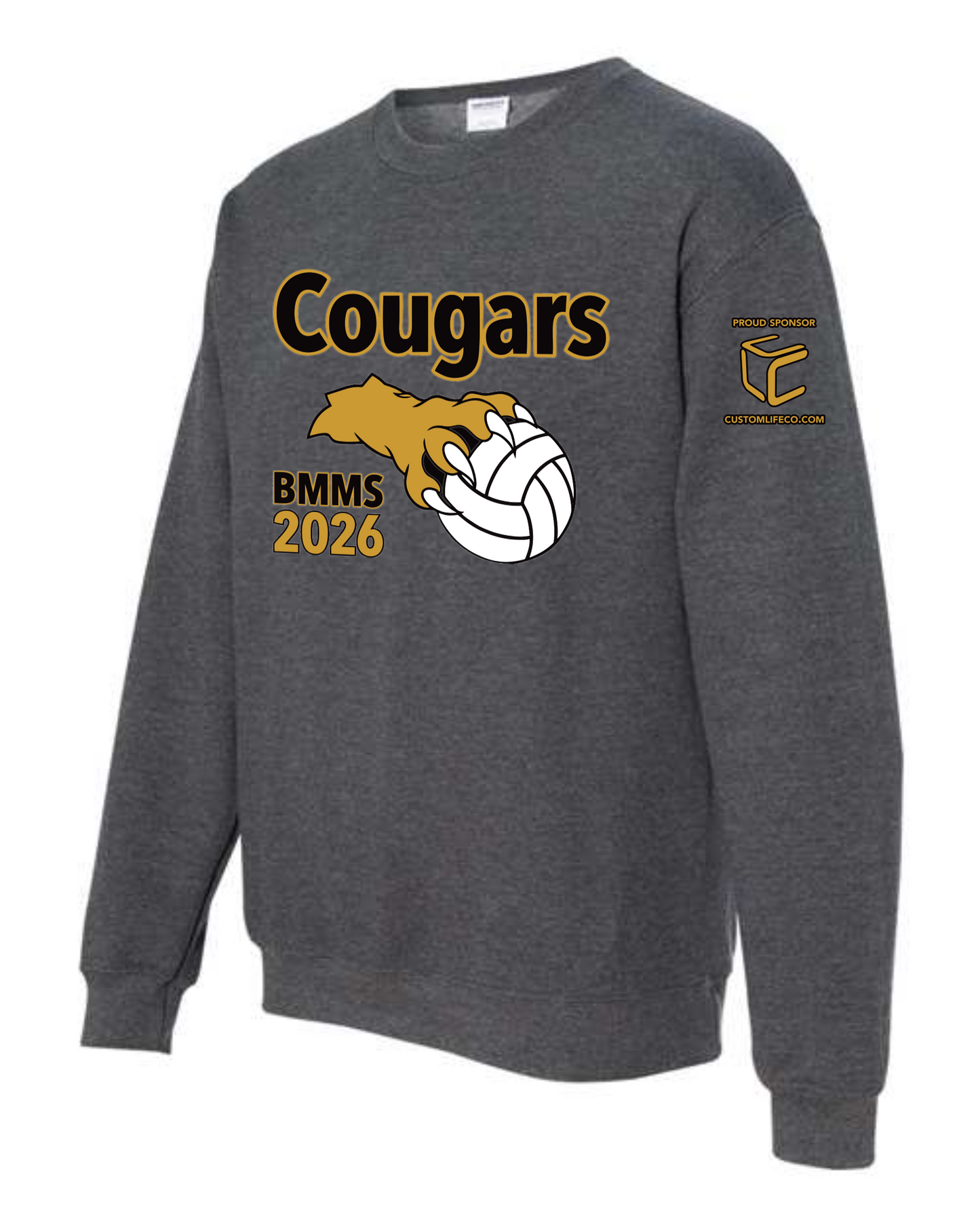 BMMS Volleyball Crewneck Sweatshirt