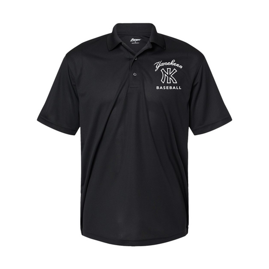 YaNEKees Baseball Script Curved Polos & Dresswear