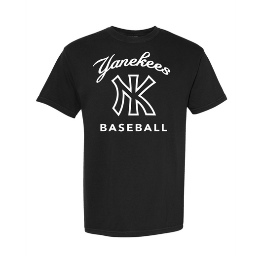 YaNEKees Baseball Script Curved Tall Apparel
