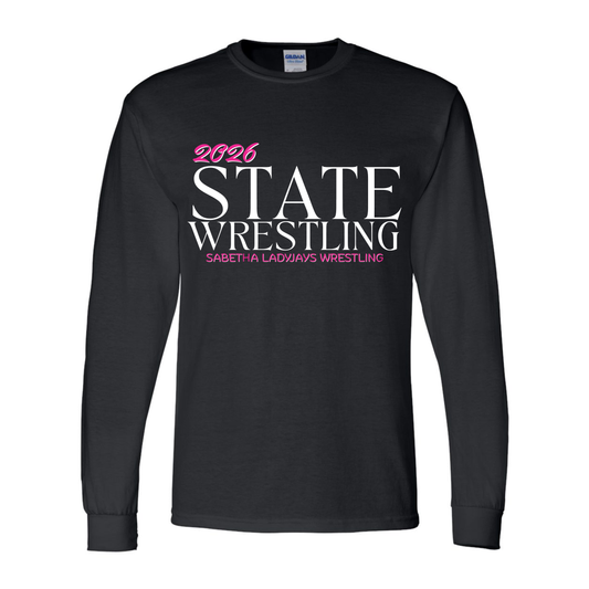 GIRLS SHS State Wrestling 2026 Long Sleeve