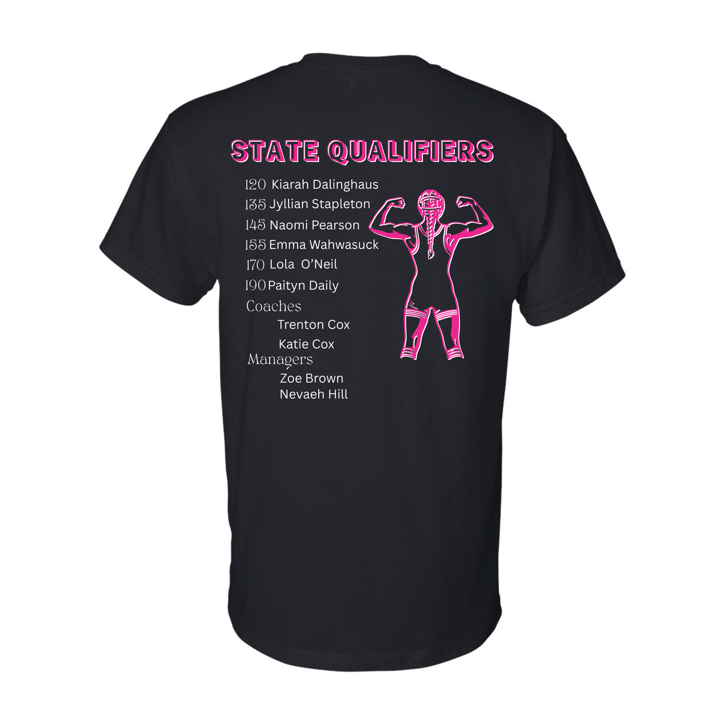 GIRLS SHS State Wrestling 2026 T-Shirt