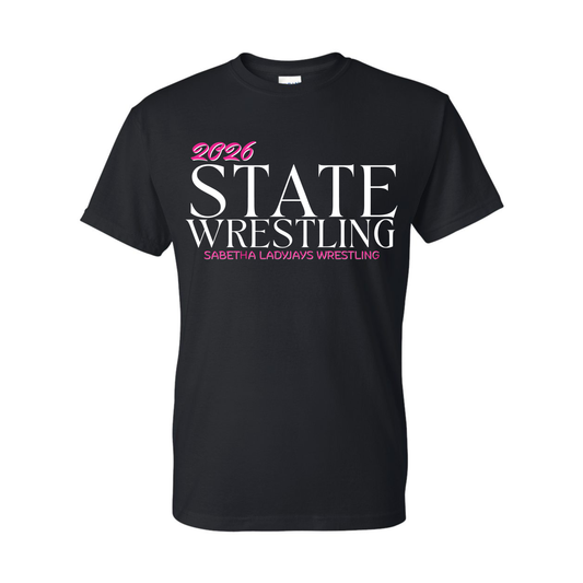 GIRLS SHS State Wrestling 2026 T-Shirt