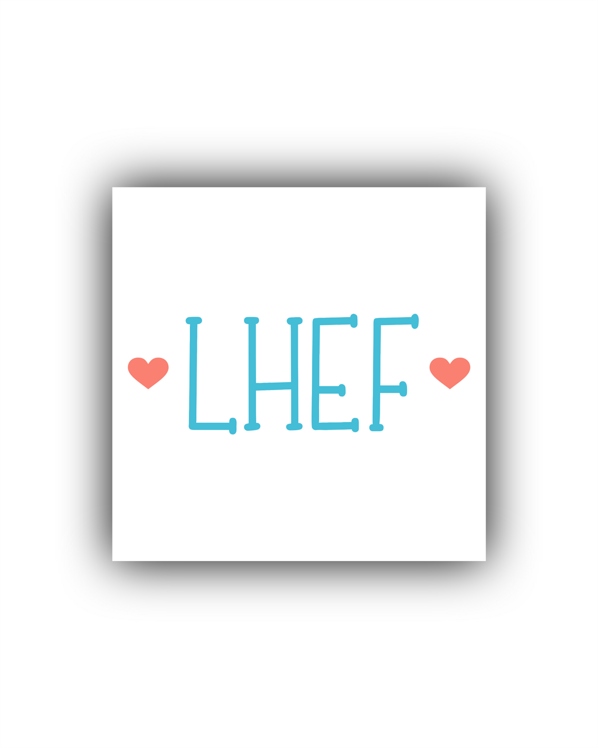 LHEF Monogram 1 Stickers