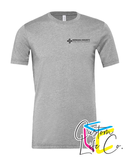 Home Health & Hospice T-shirt Pocket Logo