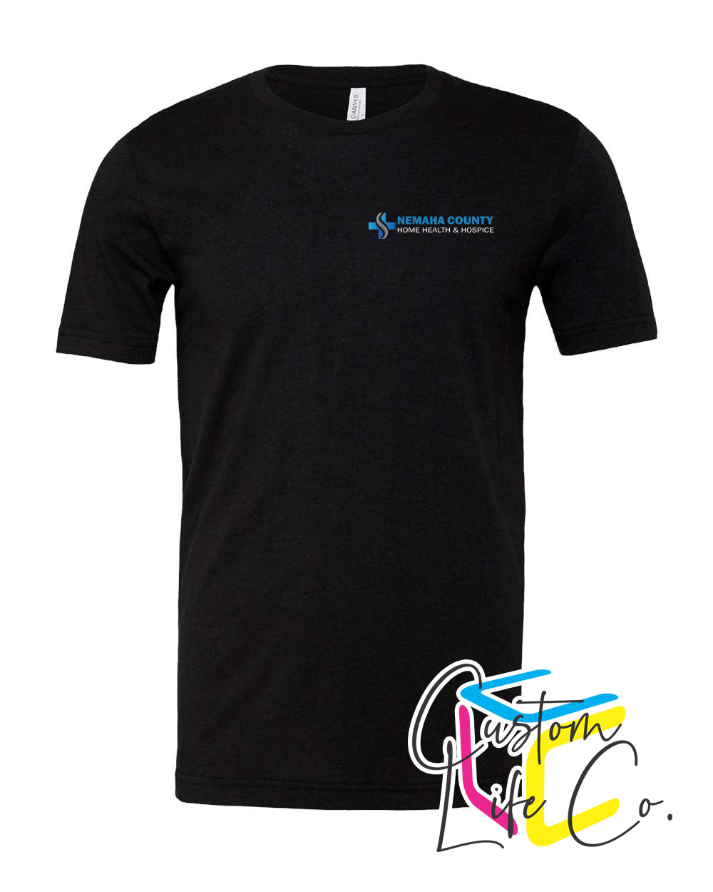 Home Health & Hospice T-shirt Pocket Logo