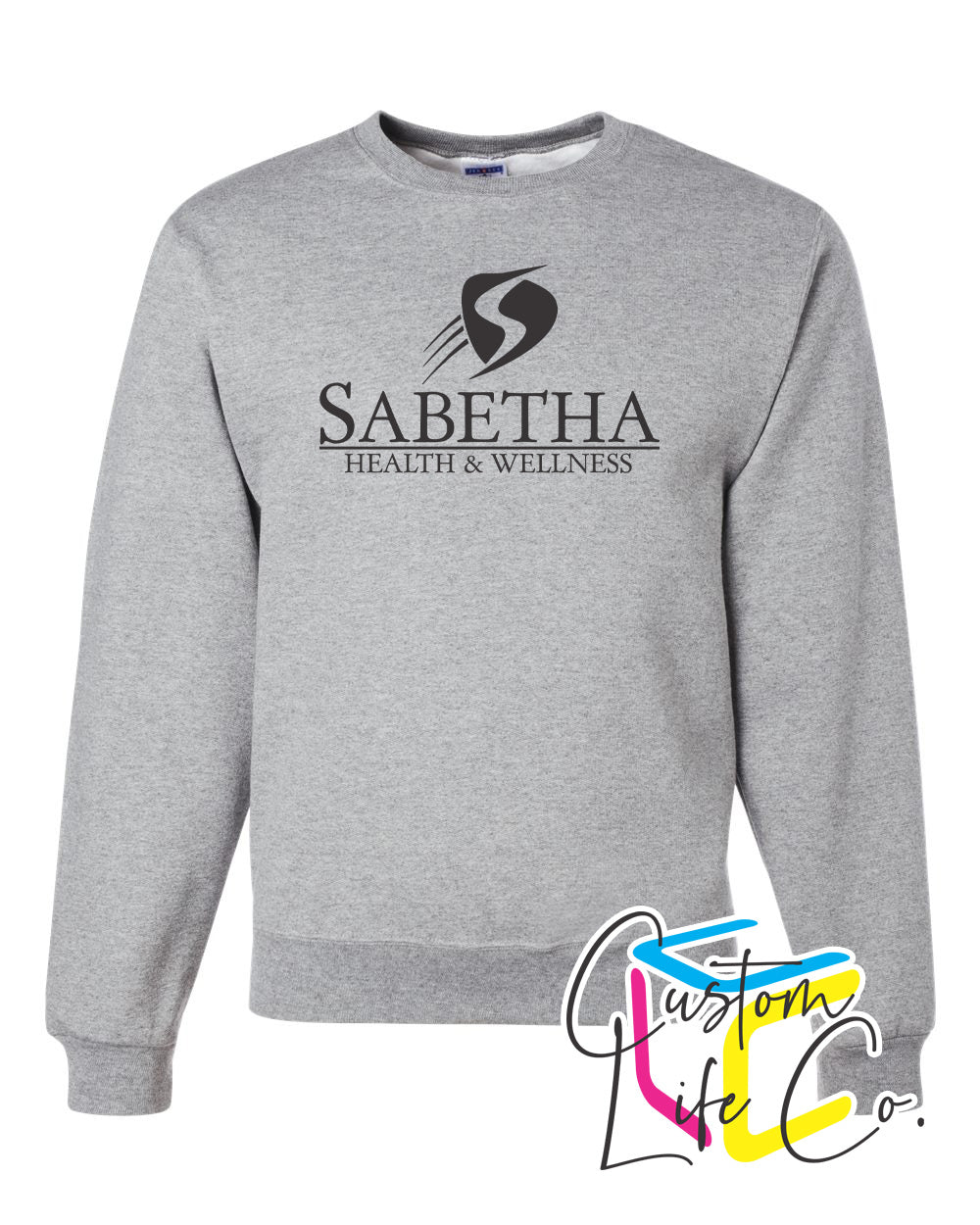 SCH Health & Wellness Fleece Crewneck Chest Logo