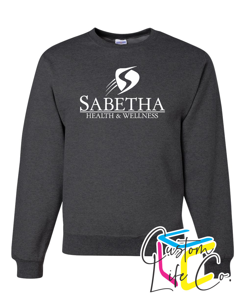 SCH Health & Wellness Fleece Crewneck Chest Logo