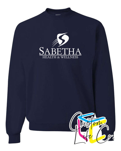 SCH Health & Wellness Fleece Crewneck Chest Logo