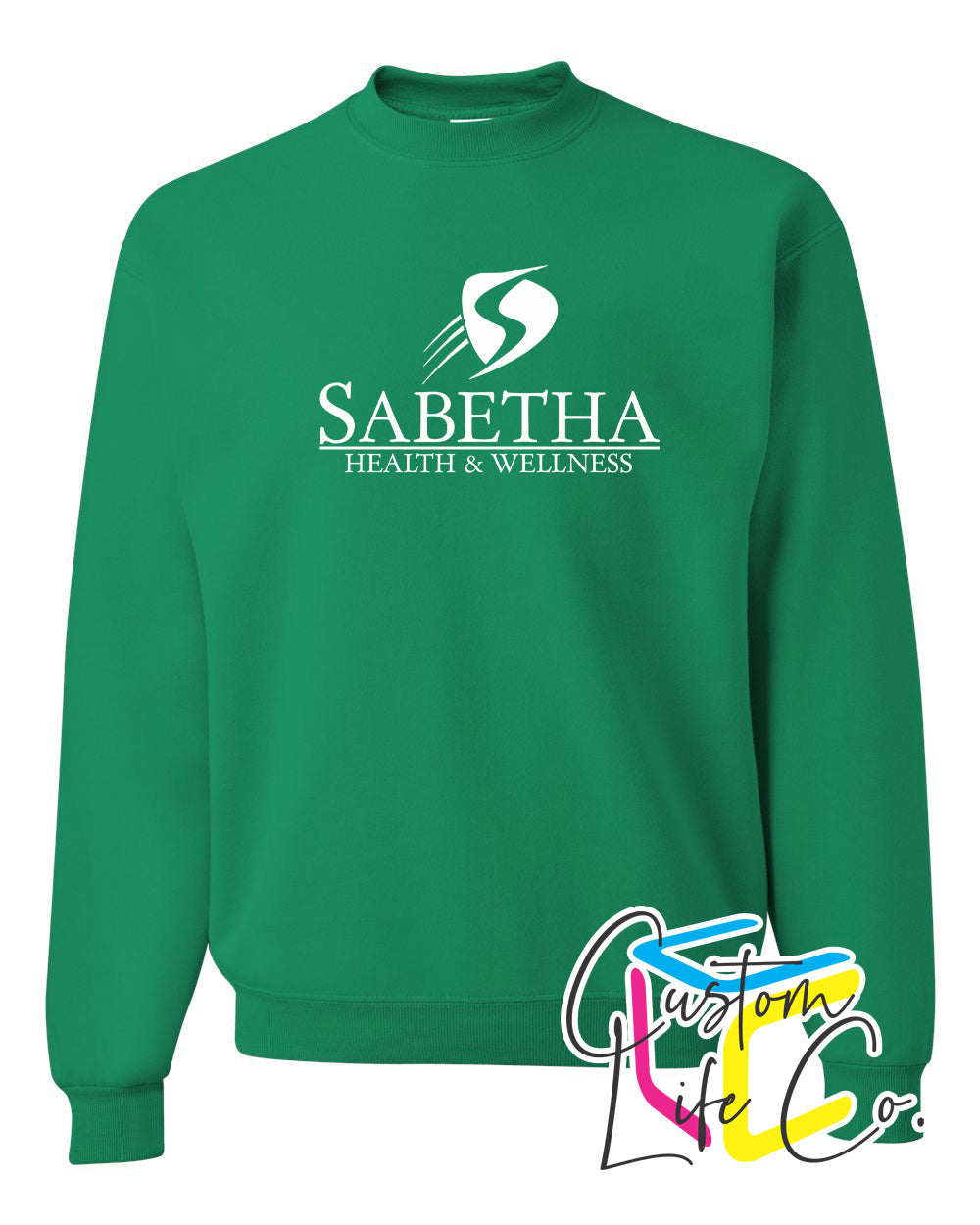 SCH Health & Wellness Fleece Crewneck Chest Logo