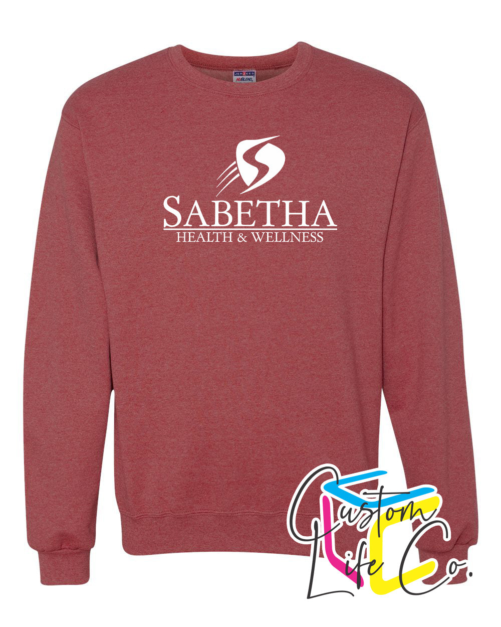 SCH Health & Wellness Fleece Crewneck Chest Logo